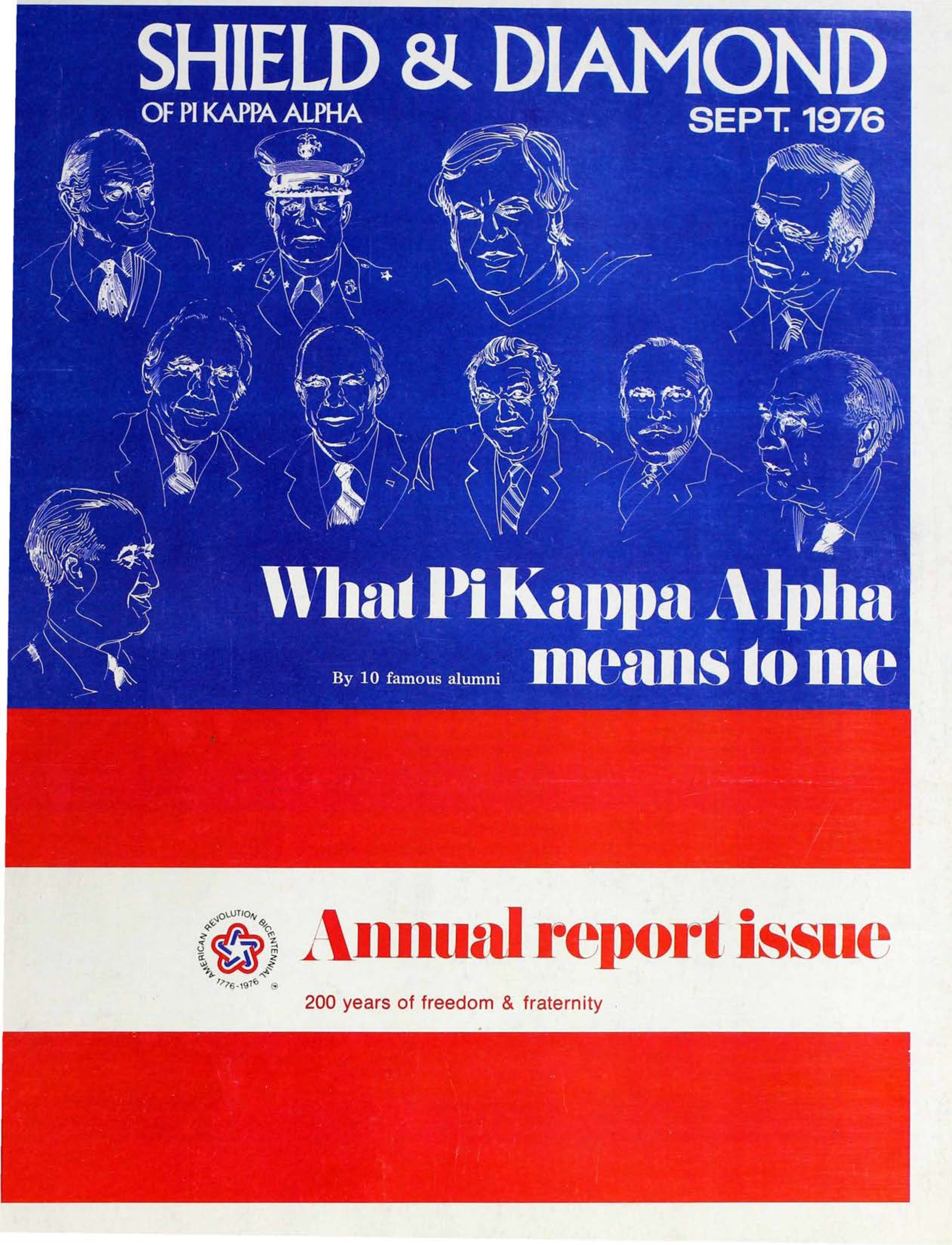 Shield & Diamond, Vol. 87, No. 1, Front Cover